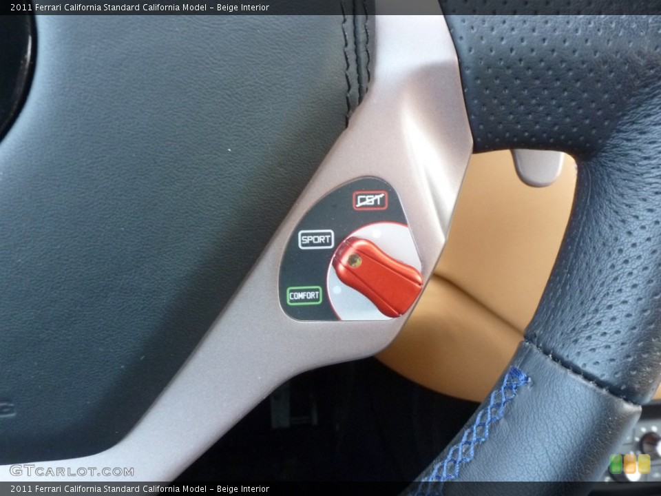 Beige Interior Controls for the 2011 Ferrari California  #87785156