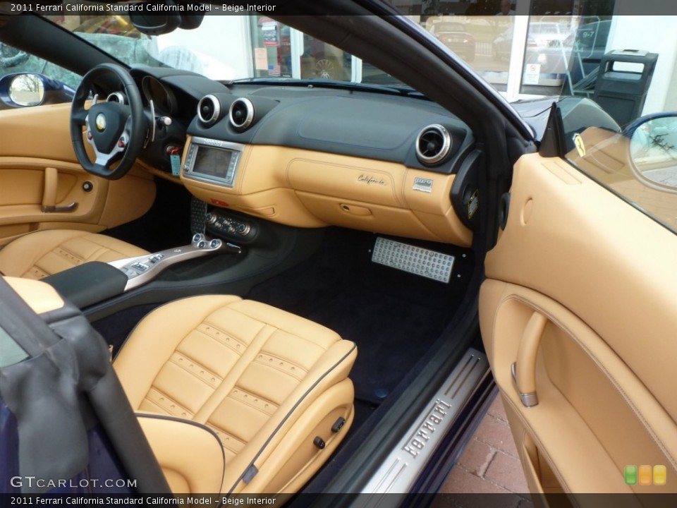 Beige Interior Dashboard for the 2011 Ferrari California  #87785261