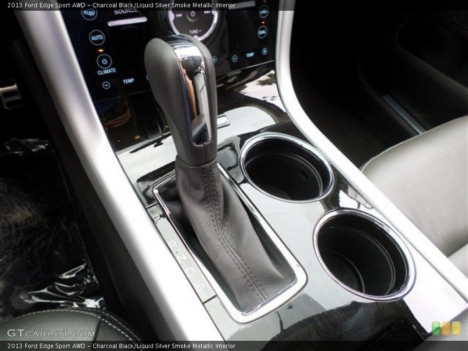 Charcoal Black/Liquid Silver Smoke Metallic Interior Transmission for the 2013 Ford Edge Sport AWD #87786022