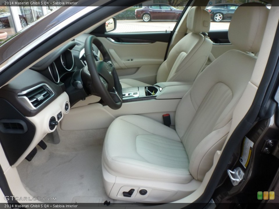 Sabbia Interior Front Seat for the 2014 Maserati Ghibli S Q4 #87787301