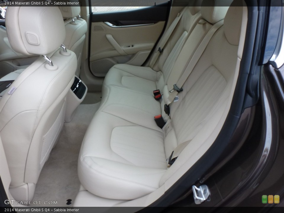 Sabbia Interior Rear Seat for the 2014 Maserati Ghibli S Q4 #87787802