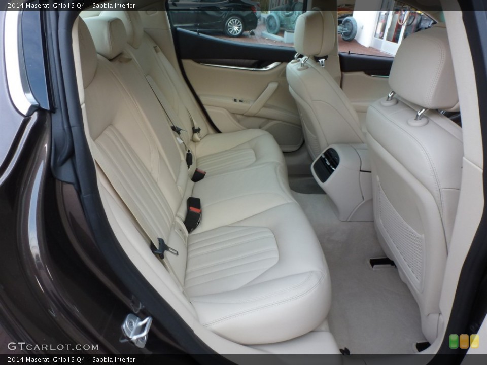 Sabbia Interior Rear Seat for the 2014 Maserati Ghibli S Q4 #87787844