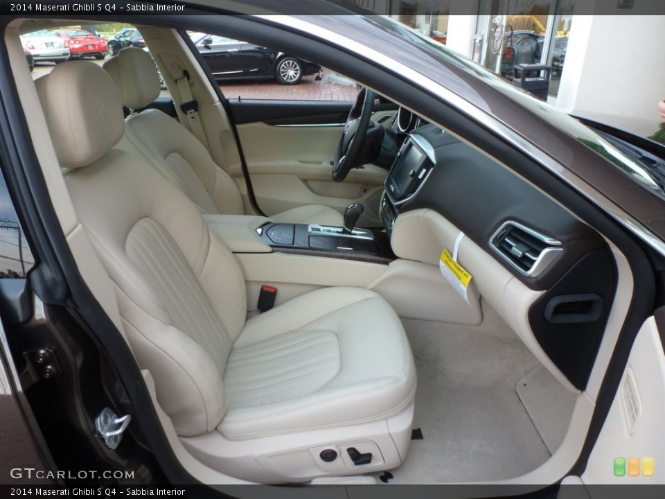 Sabbia Interior Front Seat for the 2014 Maserati Ghibli S Q4 #87787884