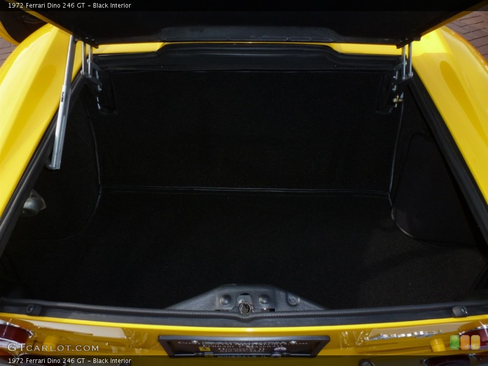 Black Interior Trunk for the 1972 Ferrari Dino 246 GT #87789266