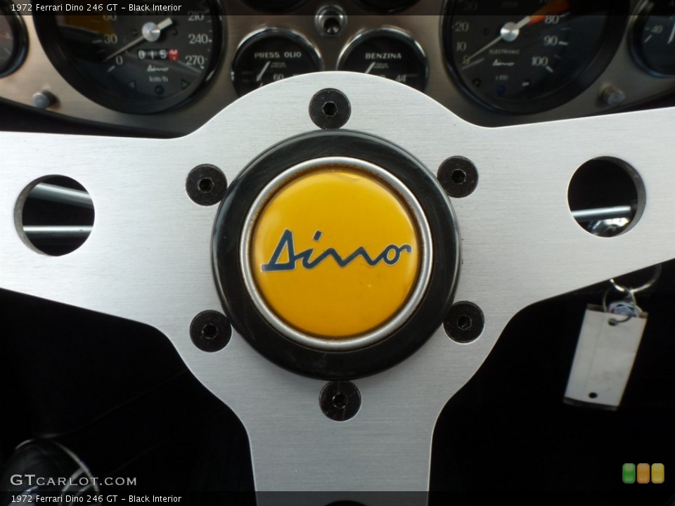 Black Interior Steering Wheel for the 1972 Ferrari Dino 246 GT #87789473