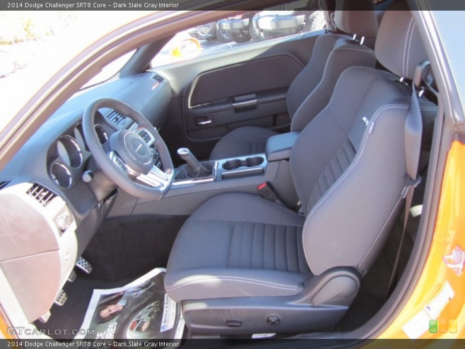Dark Slate Gray Interior Photo for the 2014 Dodge Challenger SRT8 Core #87792936