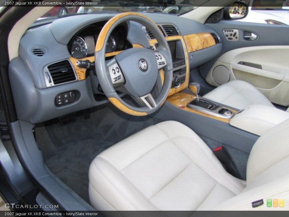 Ivory/Slate Interior Photo for the 2007 Jaguar XK XK8 Convertible #87795388