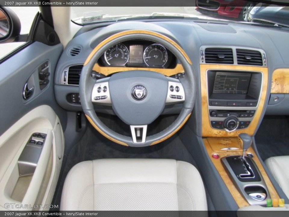 Ivory/Slate Interior Dashboard for the 2007 Jaguar XK XK8 Convertible #87795412