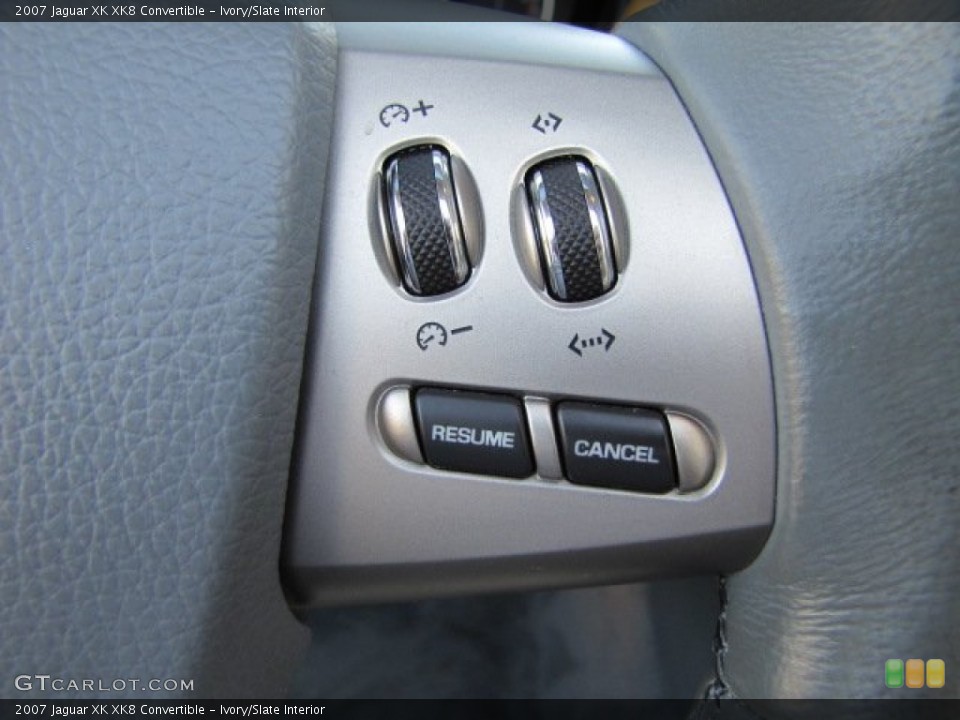 Ivory/Slate Interior Controls for the 2007 Jaguar XK XK8 Convertible #87795472