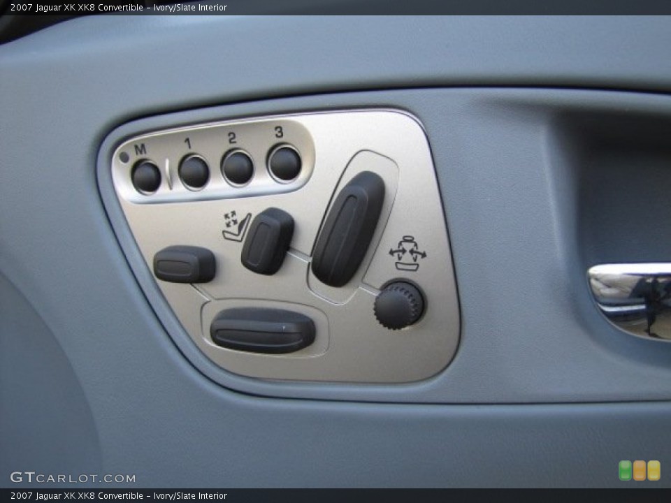 Ivory/Slate Interior Controls for the 2007 Jaguar XK XK8 Convertible #87795872