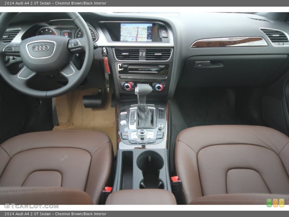 Chestnut Brown/Black Interior Photo for the 2014 Audi A4 2.0T Sedan #87799789