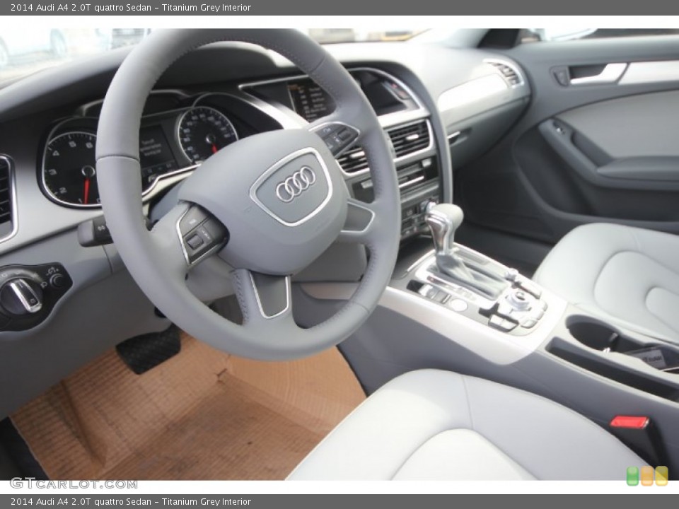 Titanium Grey Interior Photo for the 2014 Audi A4 2.0T quattro Sedan #87800227