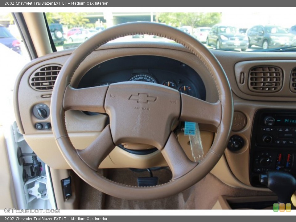 Medium Oak Interior Steering Wheel for the 2002 Chevrolet TrailBlazer EXT LT #87803491