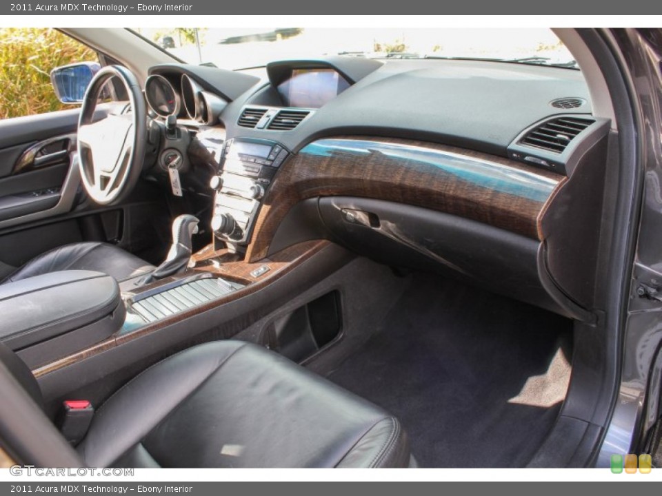 Ebony Interior Dashboard for the 2011 Acura MDX Technology #87803961