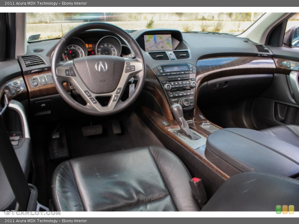 Ebony Interior Photo for the 2011 Acura MDX Technology #87804172