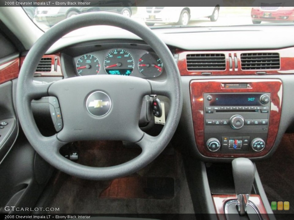 Ebony Black Interior Dashboard for the 2008 Chevrolet Impala LT #87806182
