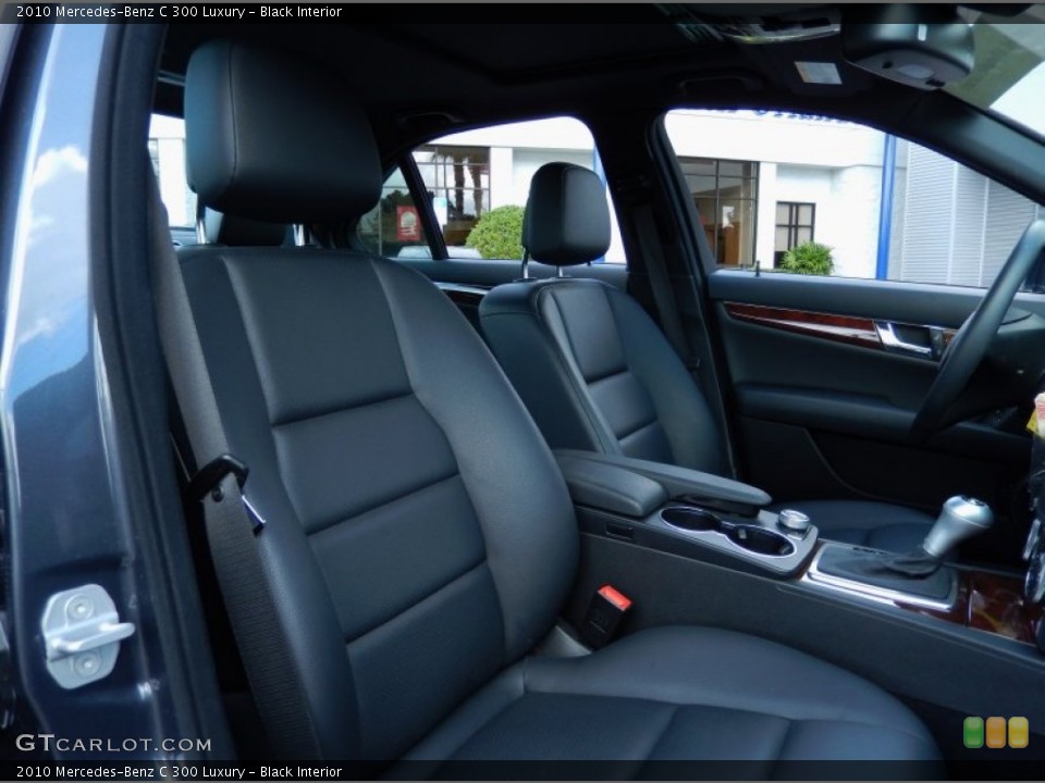 Black Interior Front Seat for the 2010 Mercedes-Benz C 300 Luxury #87810385