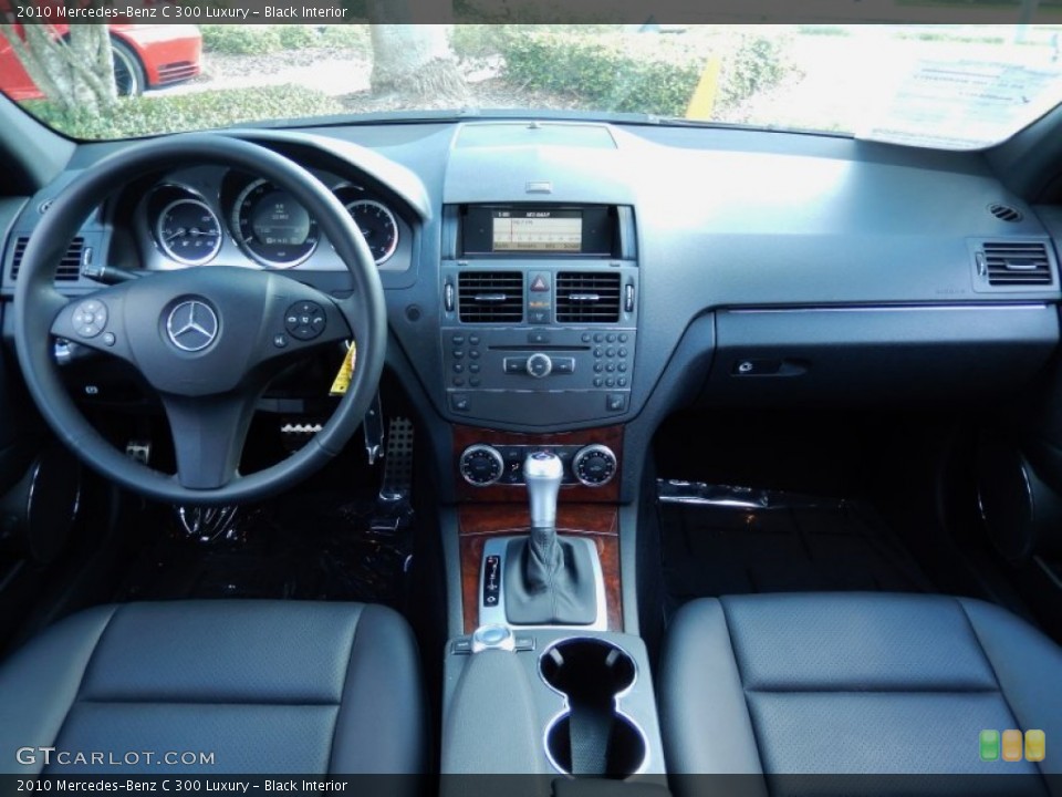 Black Interior Dashboard for the 2010 Mercedes-Benz C 300 Luxury #87810430
