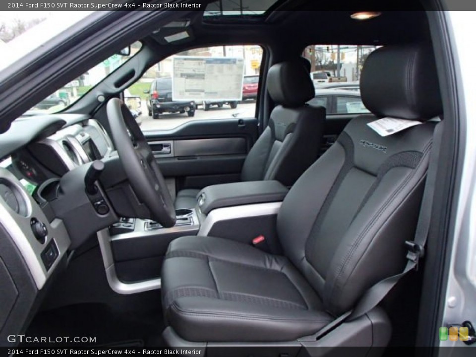 Raptor Black Interior Front Seat for the 2014 Ford F150 SVT Raptor SuperCrew 4x4 #87812458