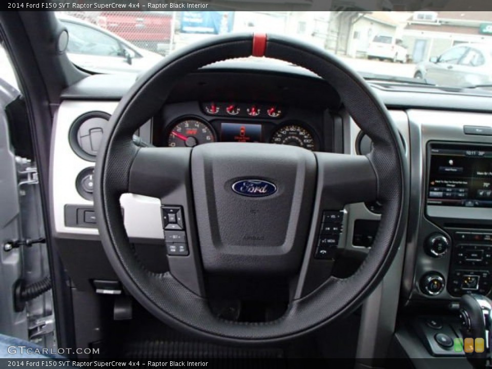 Raptor Black Interior Steering Wheel for the 2014 Ford F150 SVT Raptor SuperCrew 4x4 #87812677
