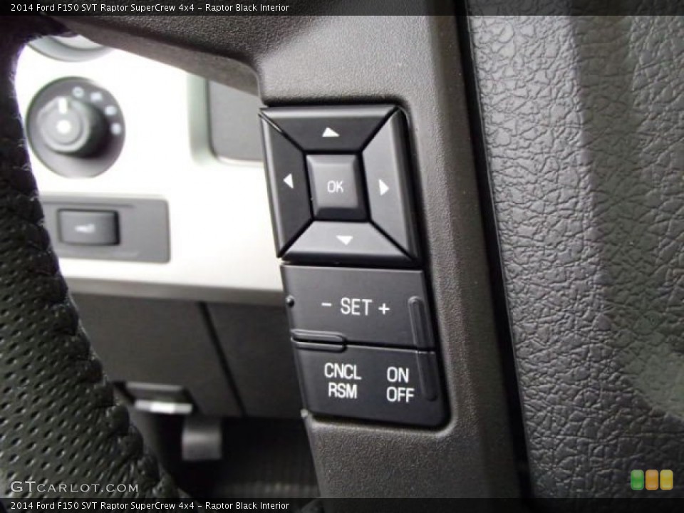 Raptor Black Interior Controls for the 2014 Ford F150 SVT Raptor SuperCrew 4x4 #87812698
