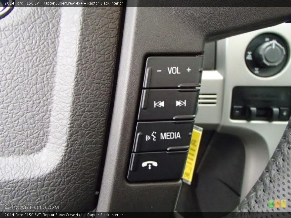Raptor Black Interior Controls for the 2014 Ford F150 SVT Raptor SuperCrew 4x4 #87812716