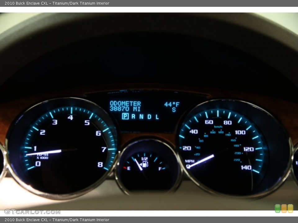 Titanium/Dark Titanium Interior Gauges for the 2010 Buick Enclave CXL #87813031