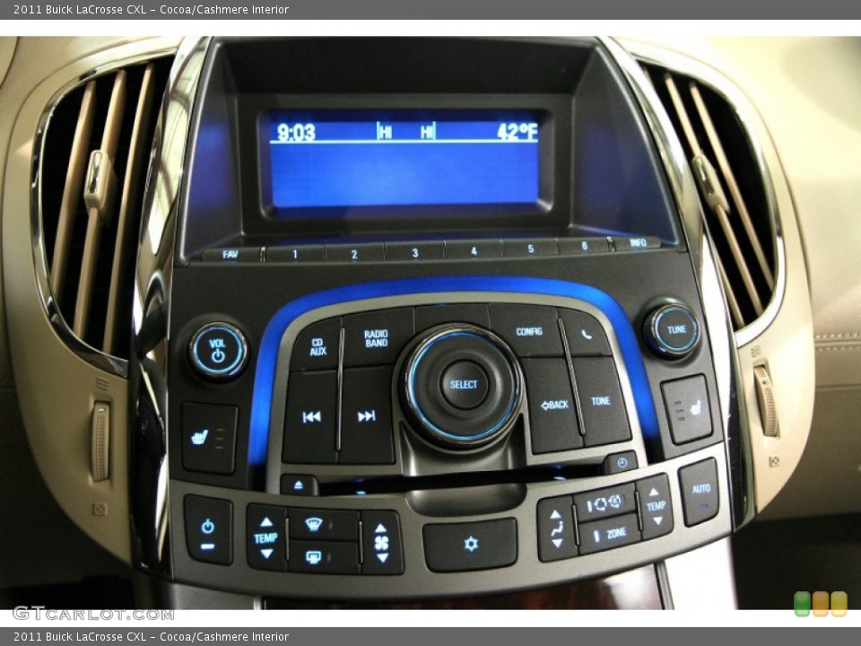 Cocoa/Cashmere Interior Controls for the 2011 Buick LaCrosse CXL #87813895