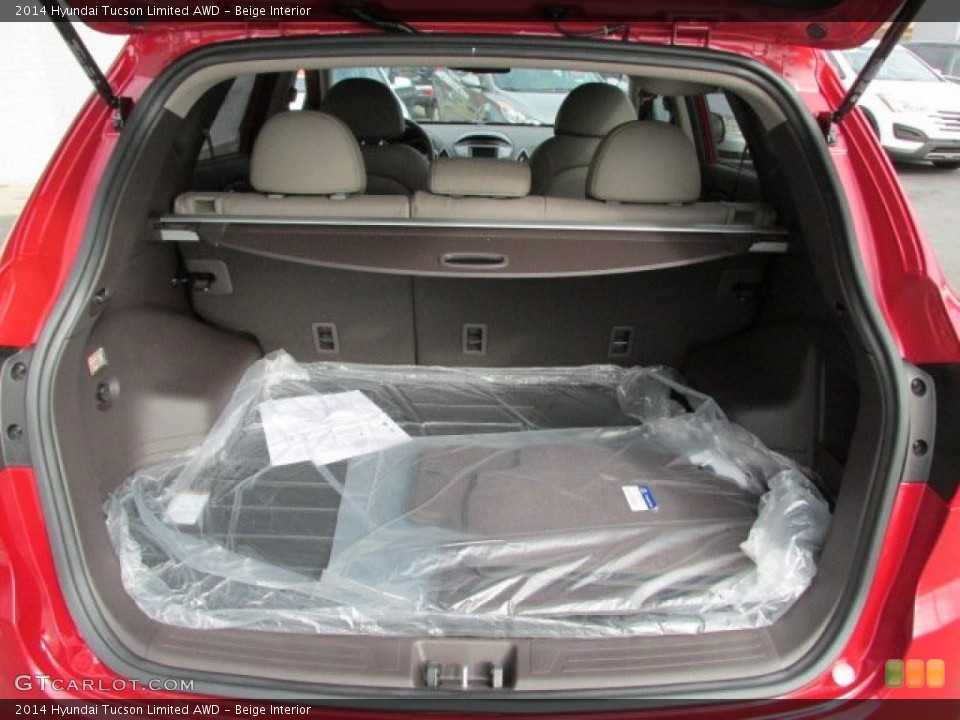 Beige Interior Trunk for the 2014 Hyundai Tucson Limited AWD #87813946