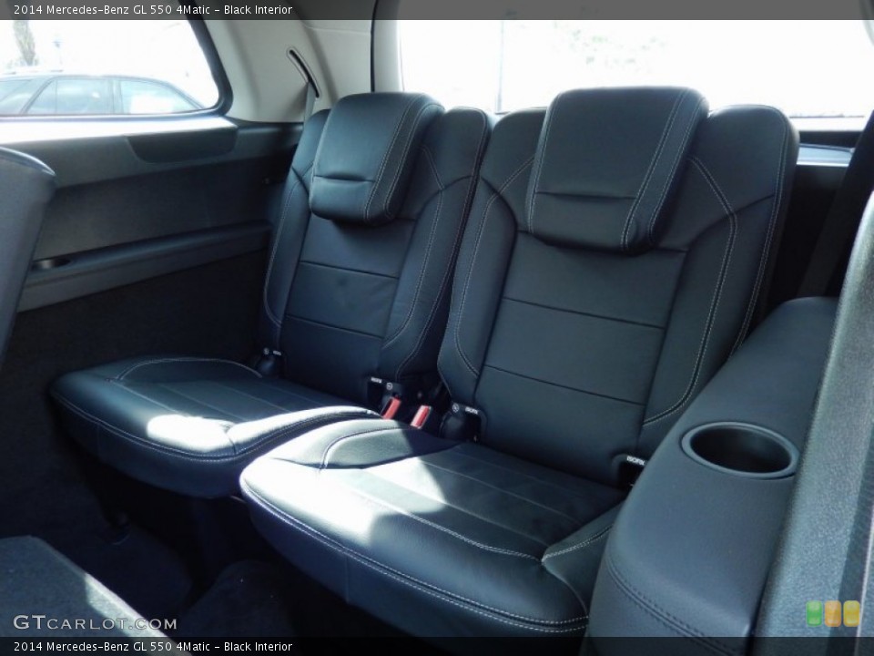 Black Interior Rear Seat for the 2014 Mercedes-Benz GL 550 4Matic #87814639