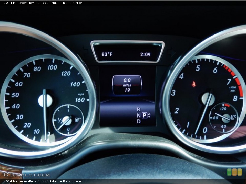 Black Interior Gauges for the 2014 Mercedes-Benz GL 550 4Matic #87814696