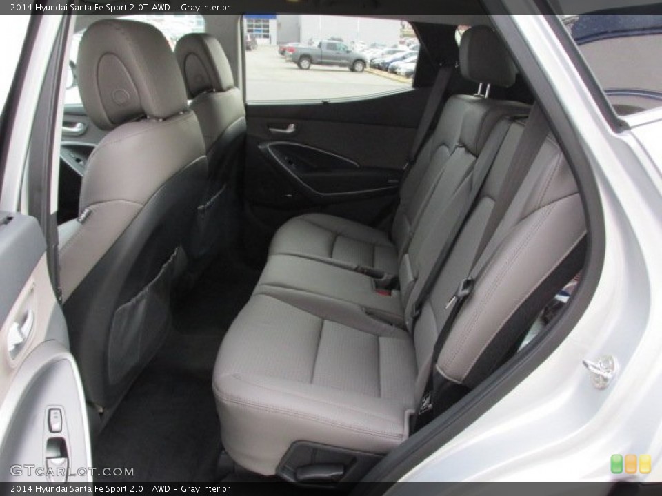 Gray Interior Rear Seat for the 2014 Hyundai Santa Fe Sport 2.0T AWD #87815410