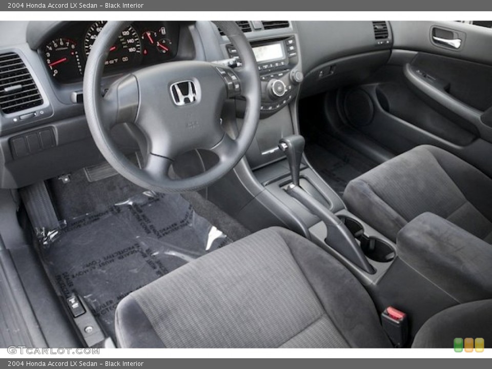Black 2004 Honda Accord Interiors