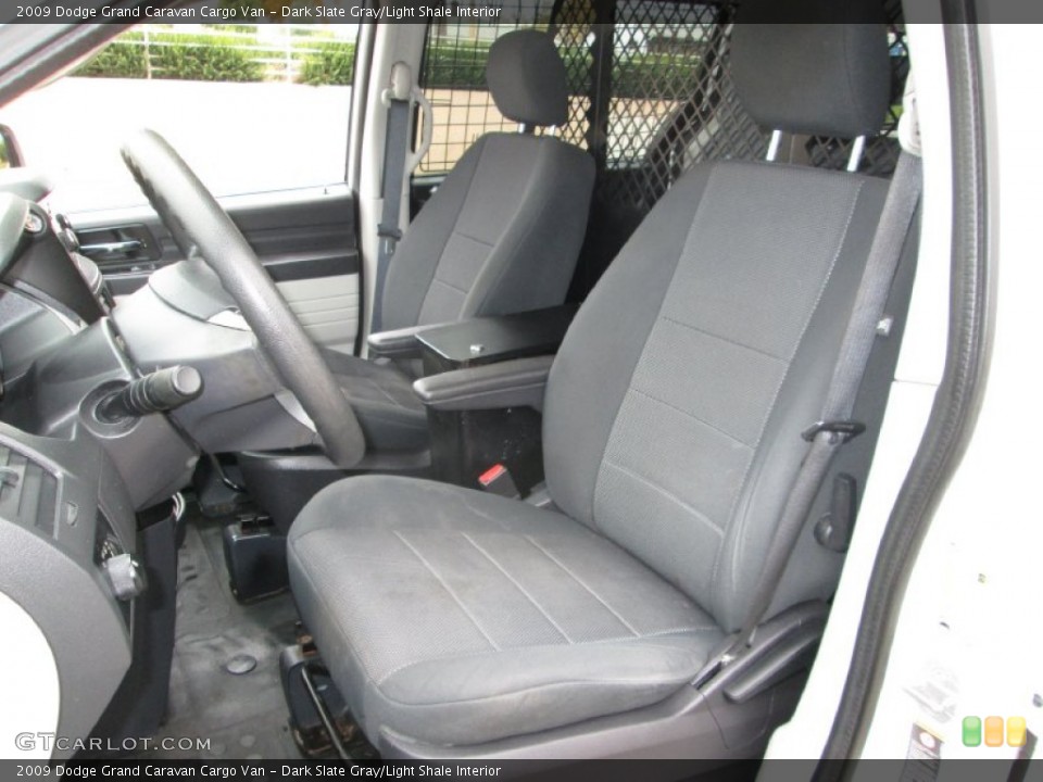Dark Slate Gray/Light Shale Interior Front Seat for the 2009 Dodge Grand Caravan Cargo Van #87825871