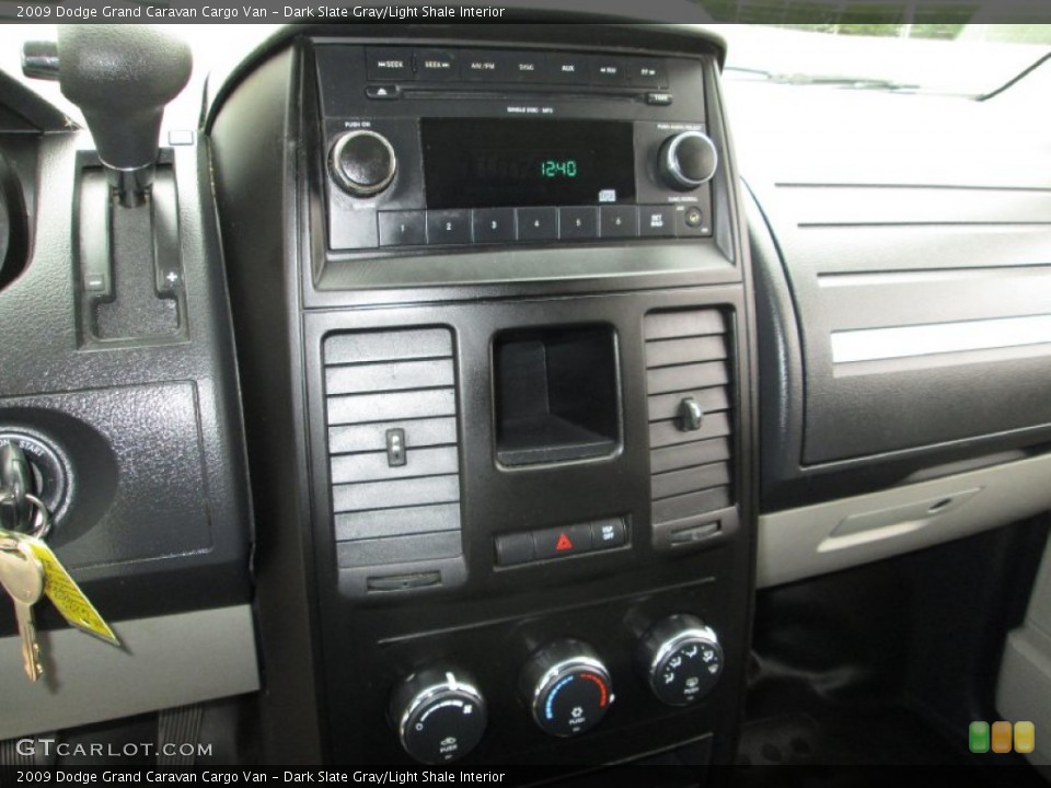Dark Slate Gray/Light Shale Interior Controls for the 2009 Dodge Grand Caravan Cargo Van #87825959