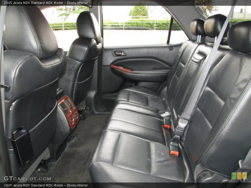 Ebony Interior Rear Seat for the 2005 Acura MDX  #87826706
