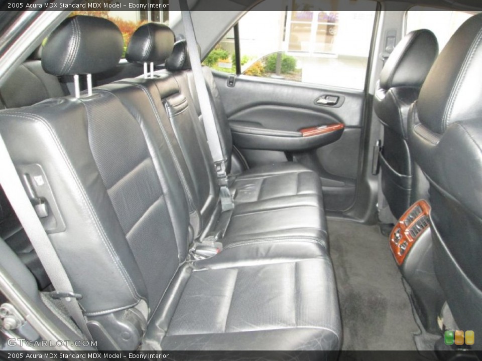 Ebony Interior Rear Seat for the 2005 Acura MDX  #87826727