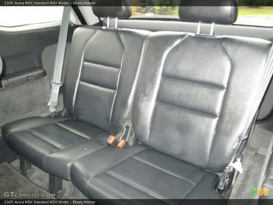 Ebony Interior Rear Seat for the 2005 Acura MDX  #87826751