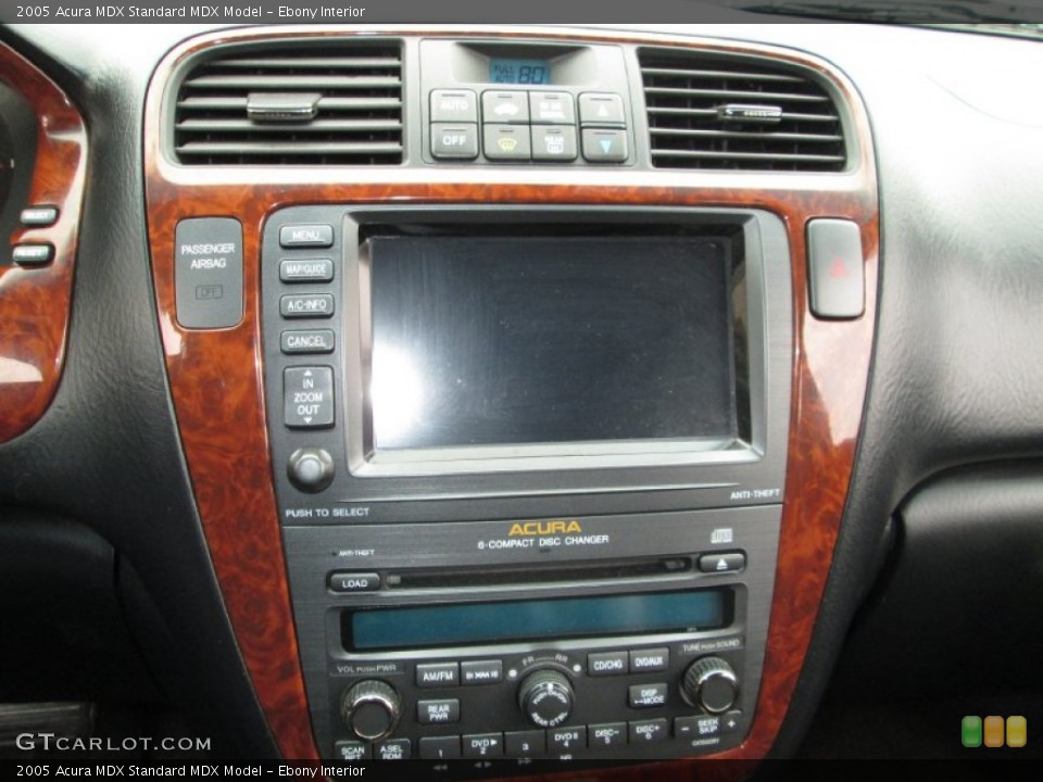 Ebony Interior Controls for the 2005 Acura MDX  #87826813