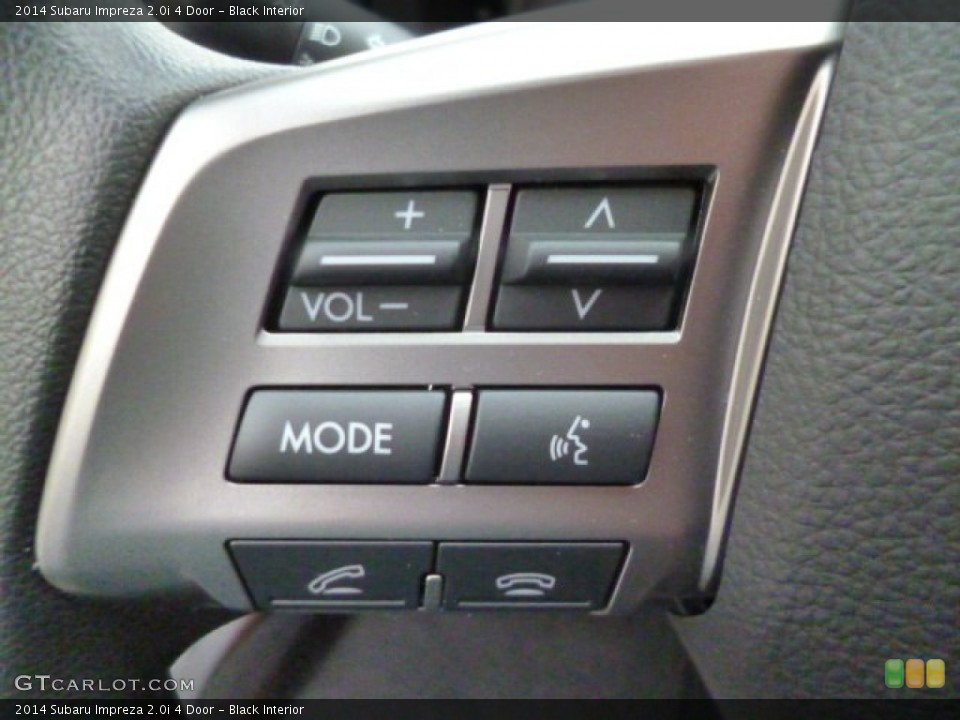 Black Interior Controls for the 2014 Subaru Impreza 2.0i 4 Door #87828104