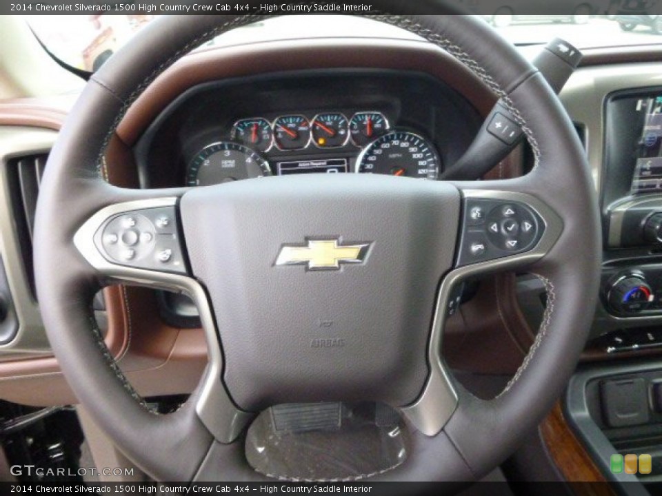 High Country Saddle Interior Steering Wheel for the 2014 Chevrolet Silverado 1500 High Country Crew Cab 4x4 #87829622