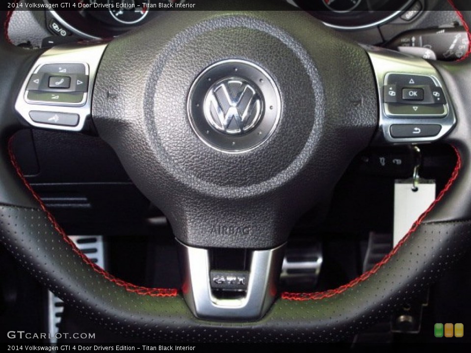 Titan Black Interior Controls for the 2014 Volkswagen GTI 4 Door Drivers Edition #87830285