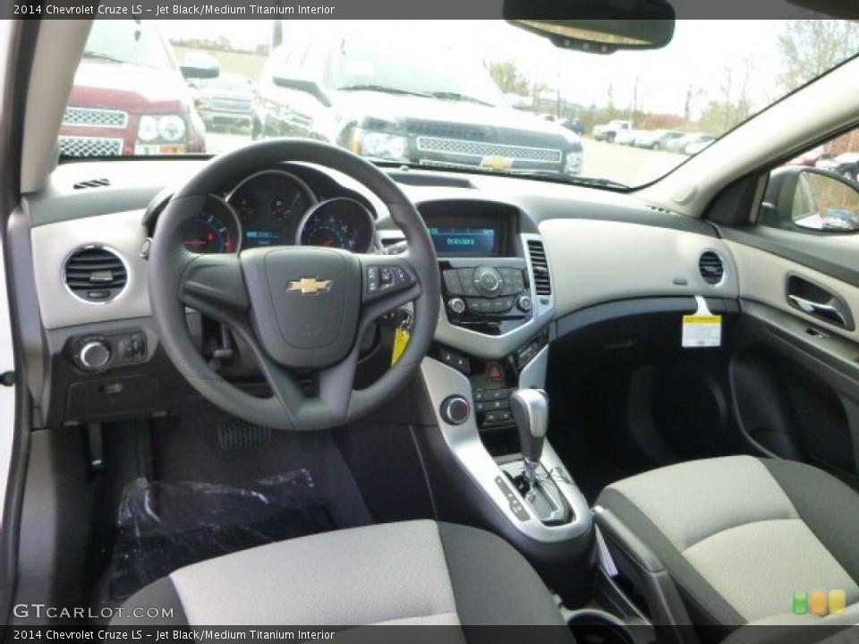 Jet Black/Medium Titanium Interior Prime Interior for the 2014 Chevrolet Cruze LS #87832322