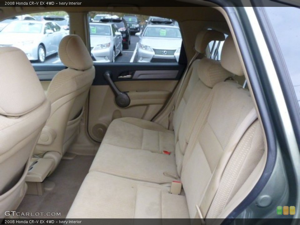 Ivory Interior Rear Seat for the 2008 Honda CR-V EX 4WD #87833343