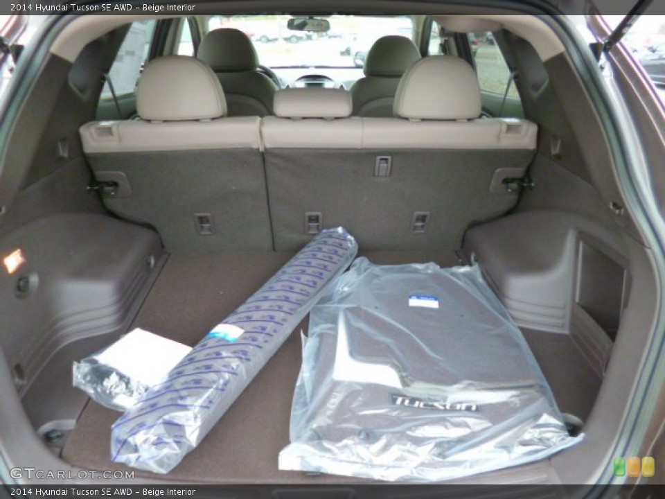 Beige Interior Trunk for the 2014 Hyundai Tucson SE AWD #87836201