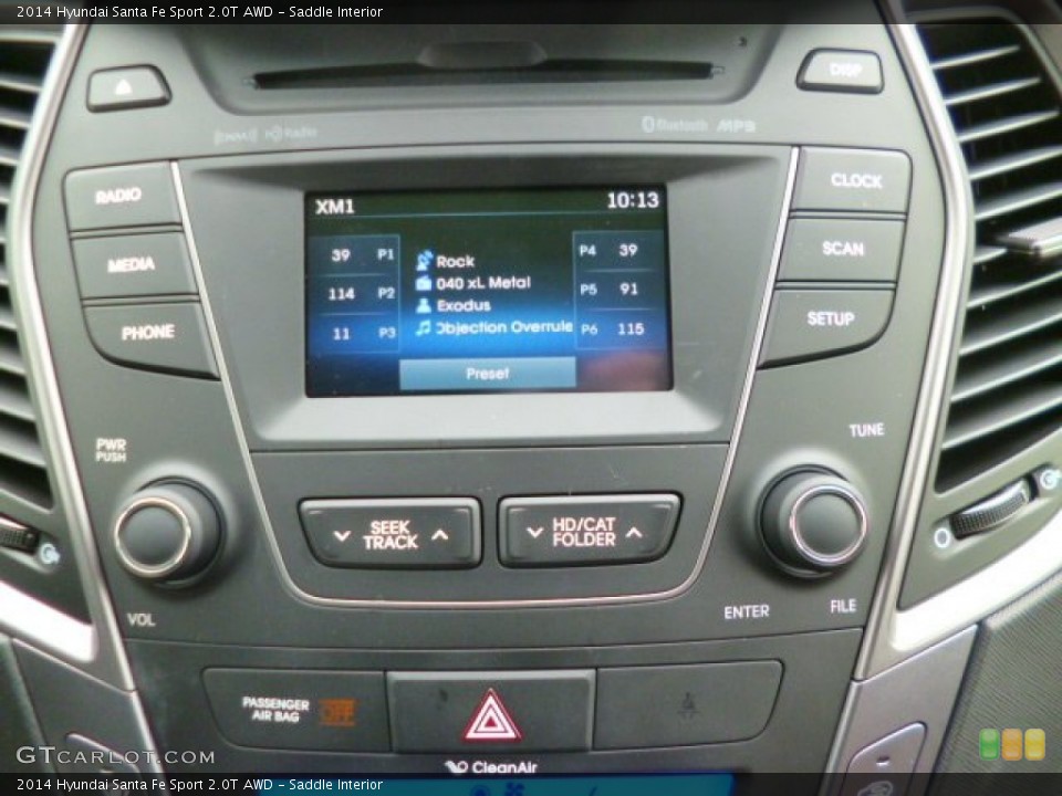 Saddle Interior Controls for the 2014 Hyundai Santa Fe Sport 2.0T AWD #87838595