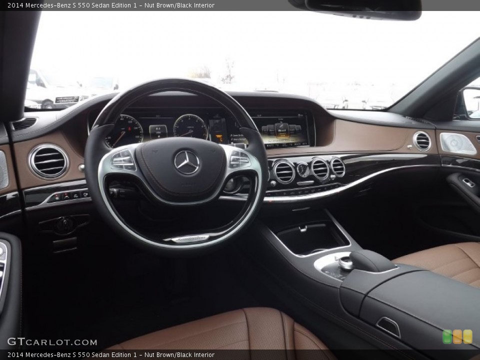 Nut Brown/Black Interior Prime Interior for the 2014 Mercedes-Benz S 550 Sedan Edition 1 #87838949