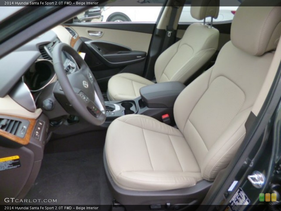 Beige Interior Front Seat for the 2014 Hyundai Santa Fe Sport 2.0T FWD #87838985