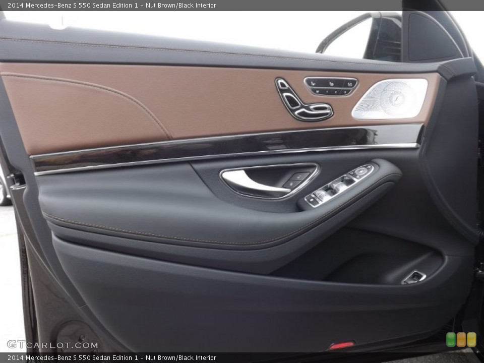 Nut Brown/Black Interior Door Panel for the 2014 Mercedes-Benz S 550 Sedan Edition 1 #87839105