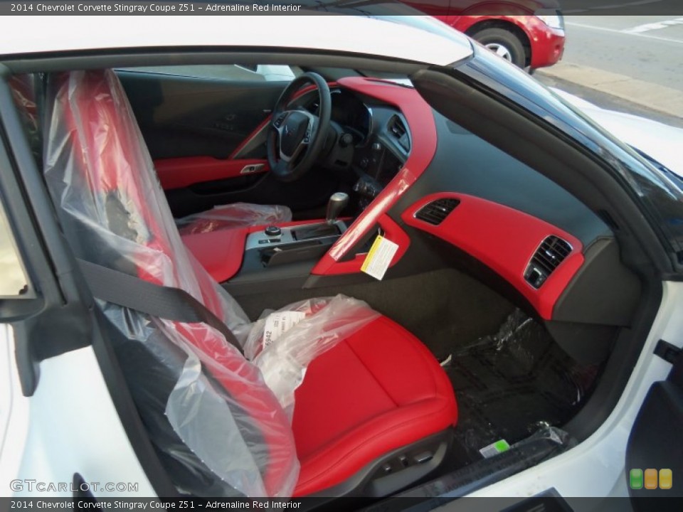 Adrenaline Red Interior Photo for the 2014 Chevrolet Corvette Stingray Coupe Z51 #87843872
